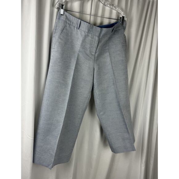 Ann Taylor LOFT Wide Leg Cropped Pants, Blue, Sz: 10, 51-36 - Picture 11 of 15